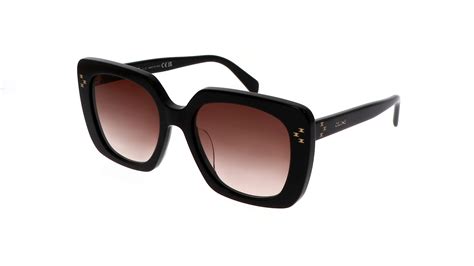 Celine Brown Square Ladies Sunglasses CL40218U 01F 55.